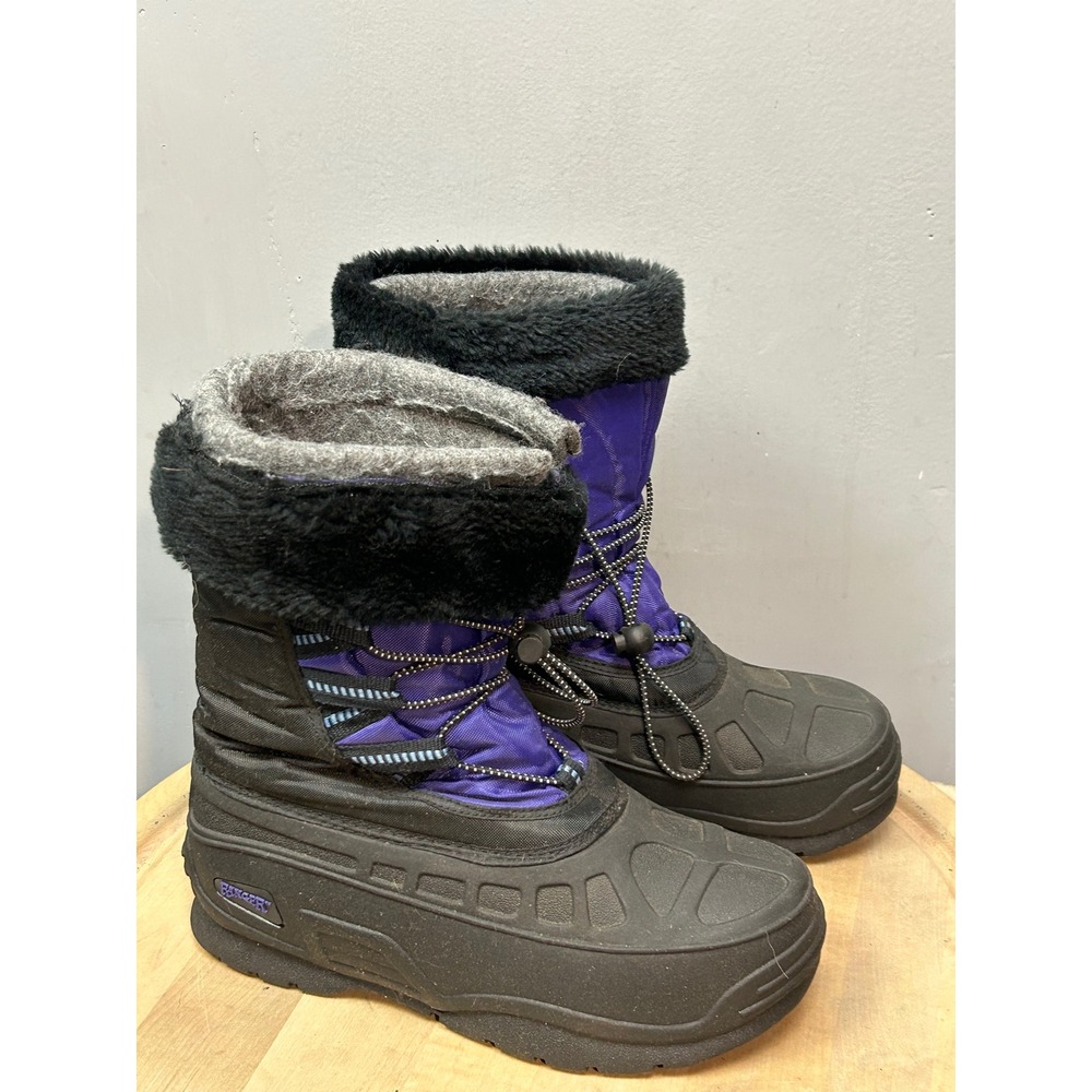 Ranger‎ Snow Boots Purple Black Waterproof Winter Womens  7